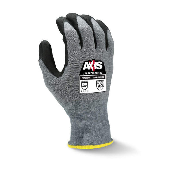 Radians RWG561 AXIS Cut Protection Level A2 PU Coated Glove