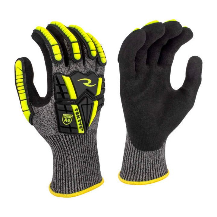 Radians RWG723 TEKTYE A6 Nitrile Dip with TPR Cut Protective Work Glove