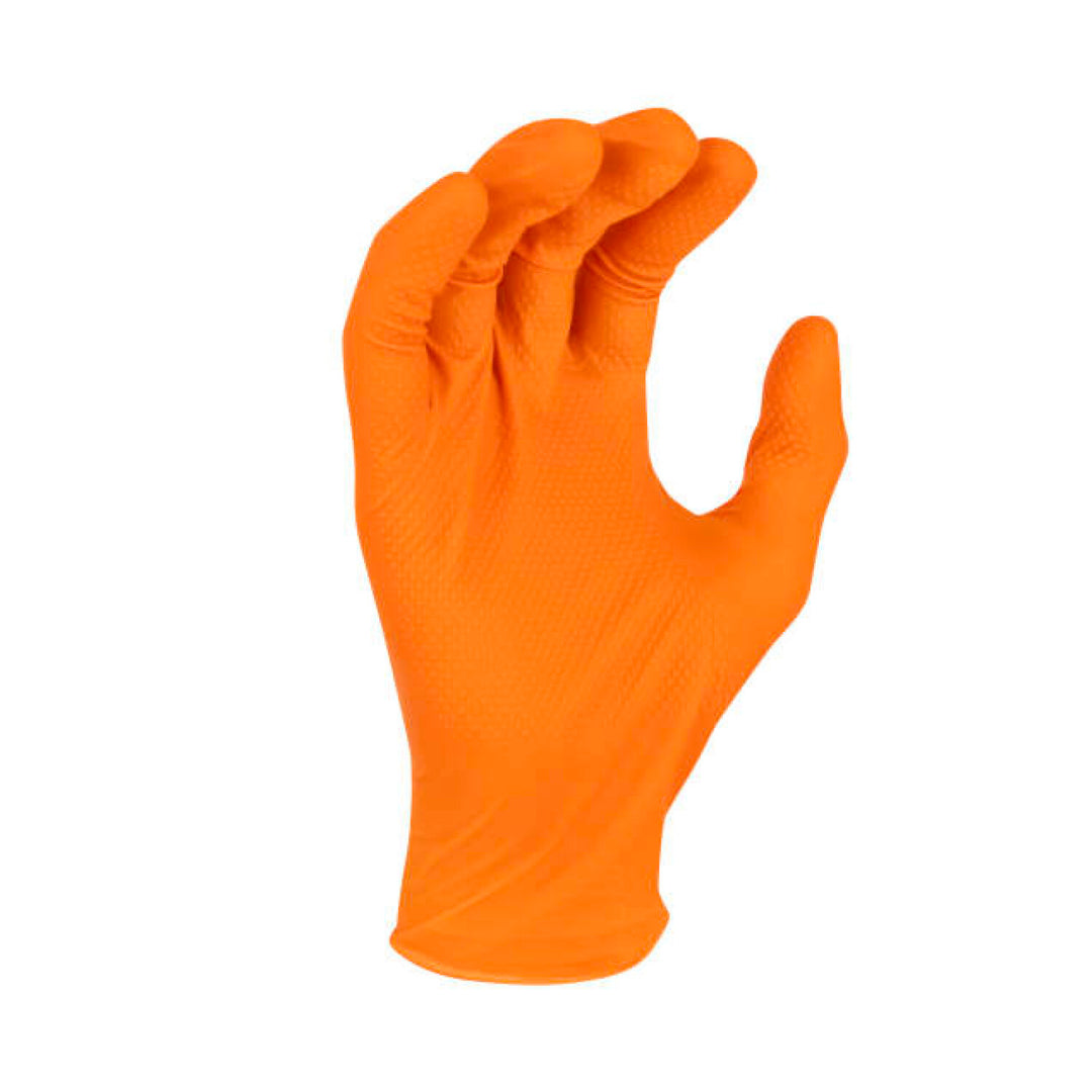 Radians RWG9608 8 Mil Nitrile Diamond Grip Disposable Industrial Grade Glove