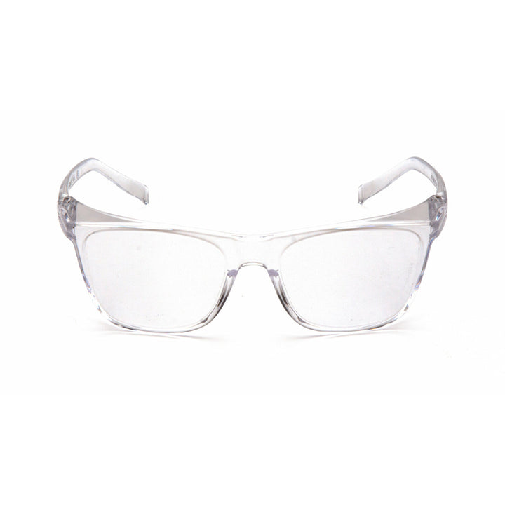 Pyramex S10910S Legacy  Clear Lens with Clear Temples