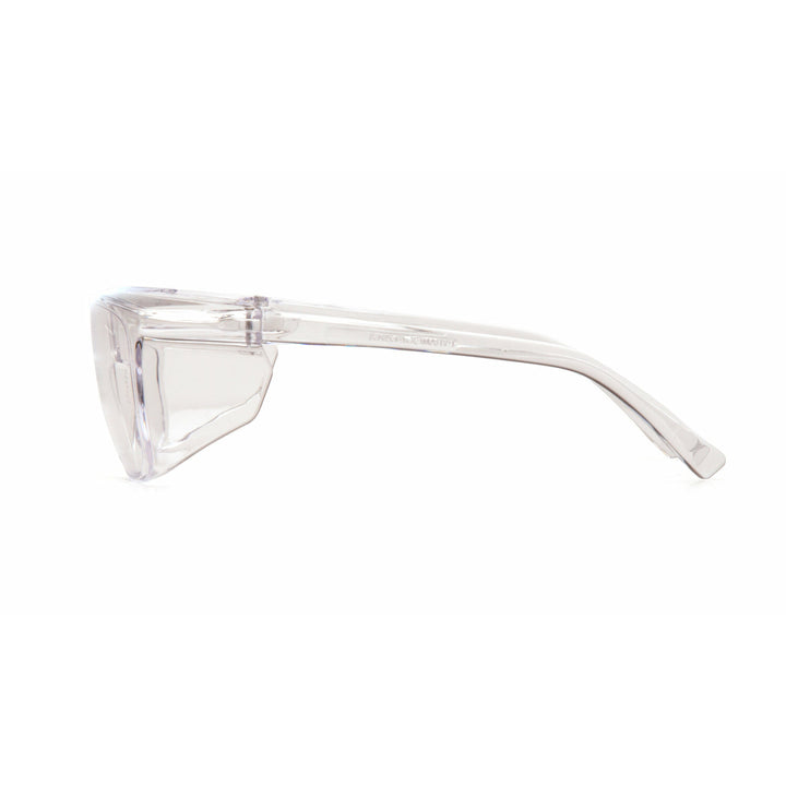 Pyramex S10910S Legacy  Clear Lens with Clear Temples