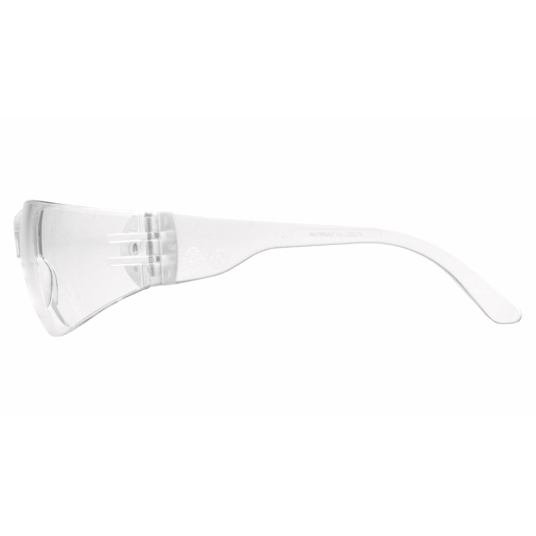 Pyramex S4110SN Mini Intruder - Clear Lens with Clear Temples