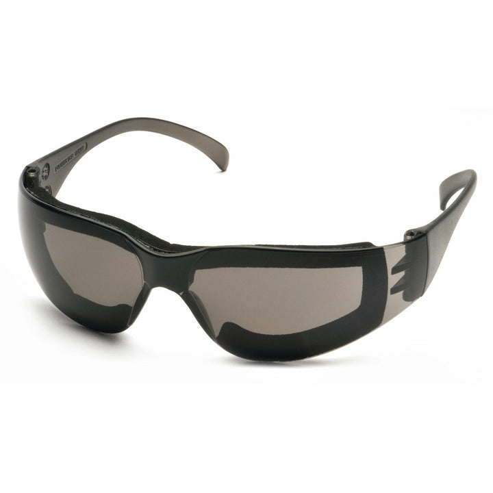 Pyramex S4120STFP Intruder Gray Frame w/Full Foam Padding/Gray-Hardcoated AF Lens