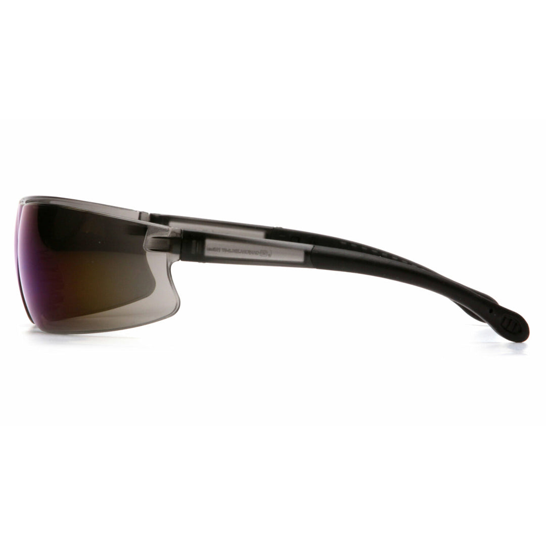 Pyramex S7275S Provoq Blue Mirror Lens with Gray Temples