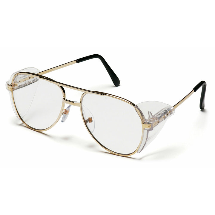 Pyramex SG310A Pathfinder - Gold Metal Frame/Clear Lens