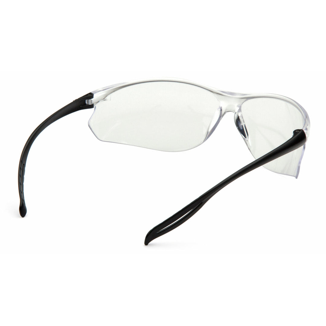 Pyramex S9710S Neshoba Clear Lens with Black Temples