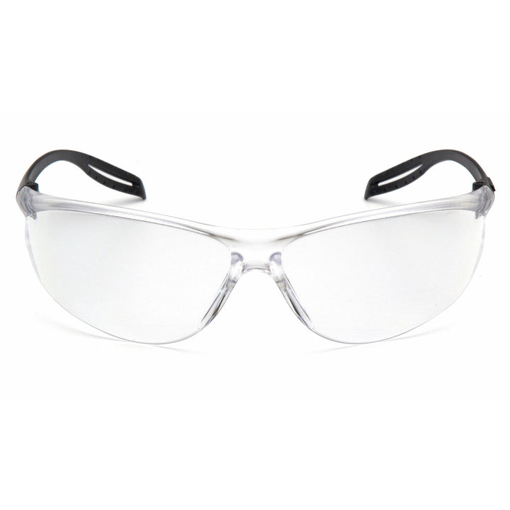 Pyramex S9710S Neshoba Clear Lens with Black Temples