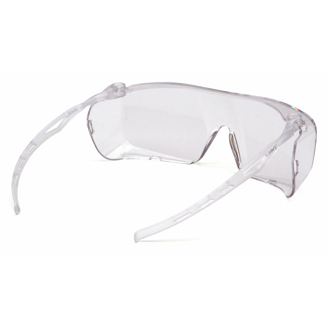 Pyramex PYS9910ST Cappture Retail Clear H2X Anti-Fog Lens with Clear Temples