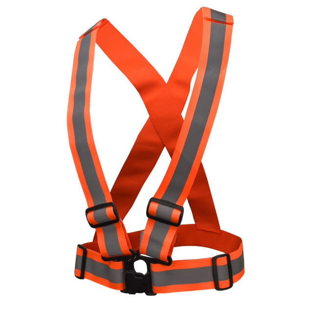 Radians SA0201X High Visibility Breakaway X-Back Safety Harness - Universal
