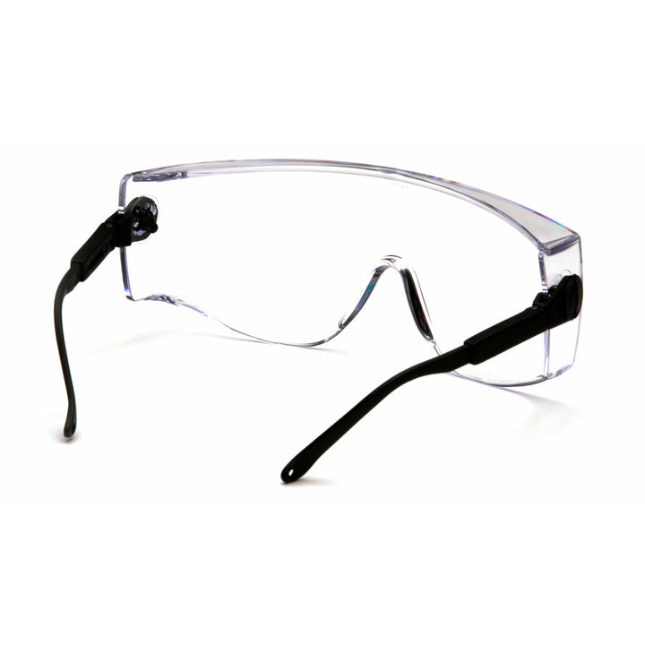 Pyramex SB1010SJ Pyramex Safety - Defiant - Black Temples/Clear Lens-Over Prescription - Jumbo