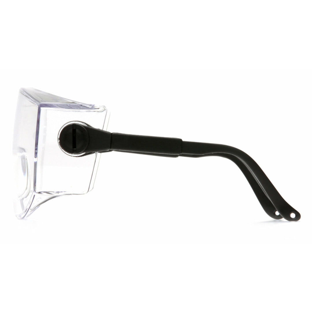 Pyramex SB1010SJ Pyramex Safety - Defiant - Black Temples/Clear Lens-Over Prescription - Jumbo