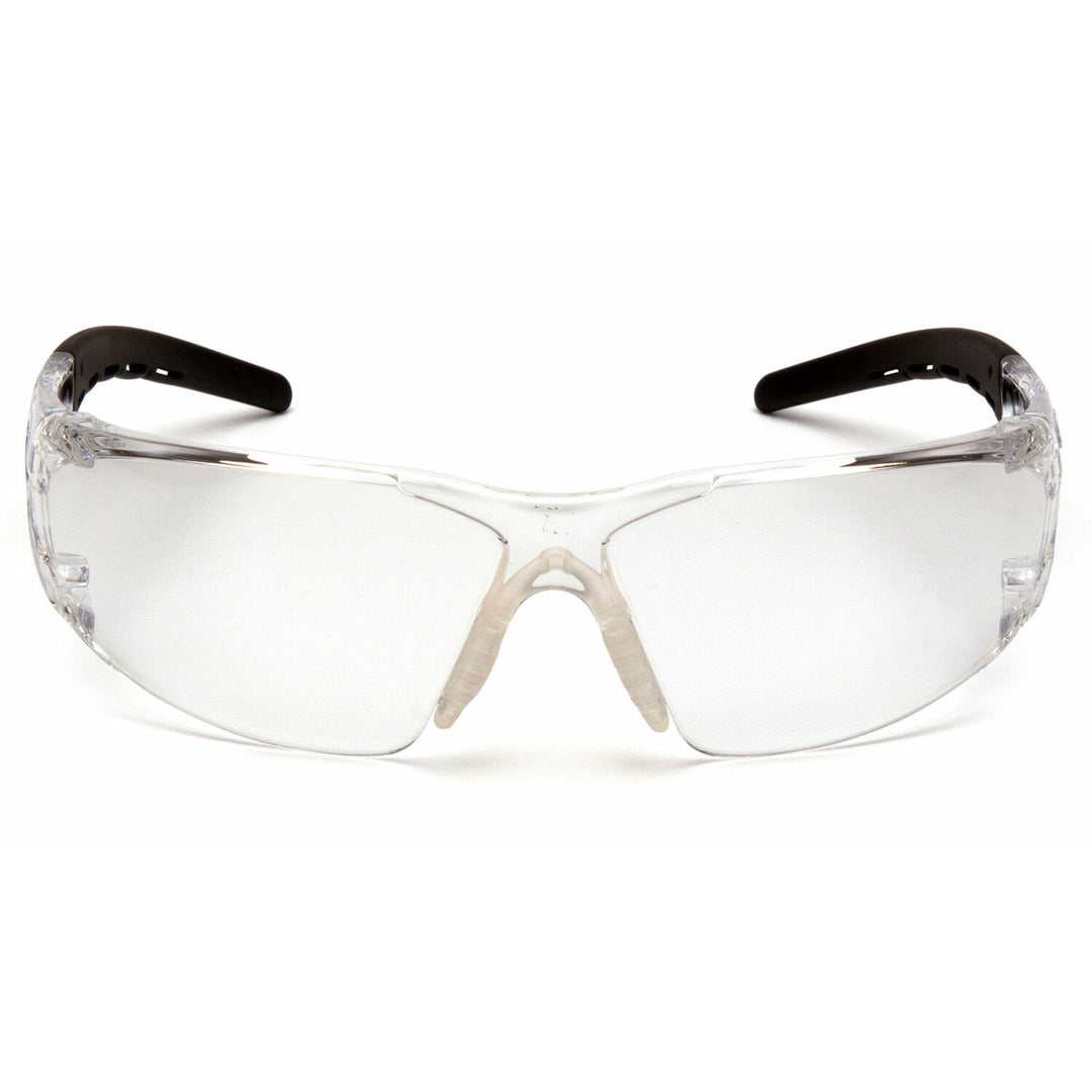 Pyramex SB10210ST Fyxate Clear H2X Anti-Fog Lens with Clear Temples
