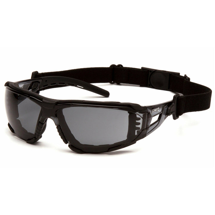 Pyramex SB10220STMFP Pyramex Safety - Fyxate - Black frameGray H2MAX Anti-Fog with Foam Padding