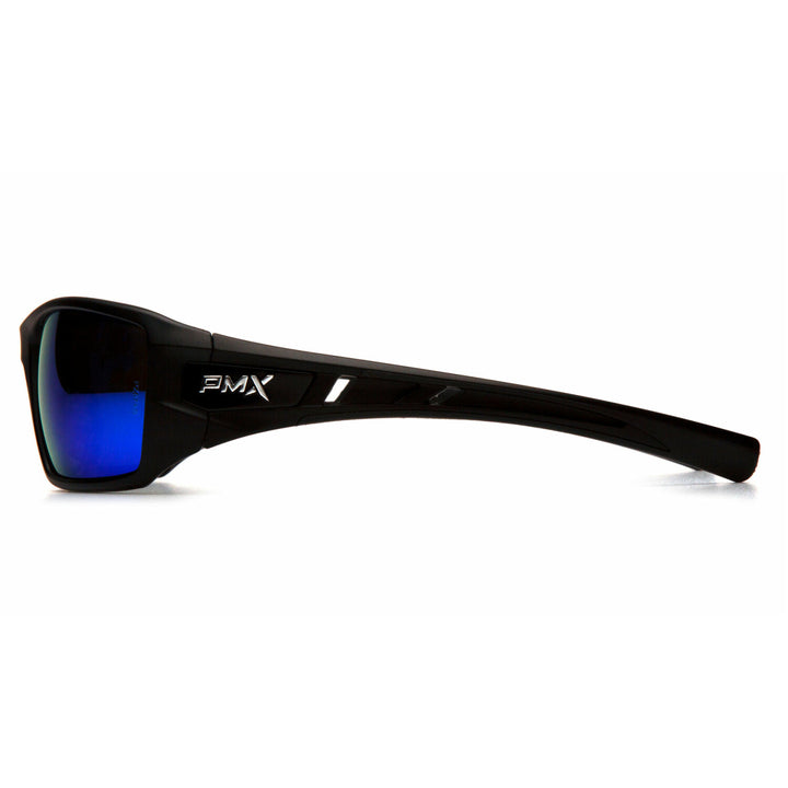 Pyramex SB10465D Velar Black Frame/Ice Blue Mirror Lens Safety Glasses