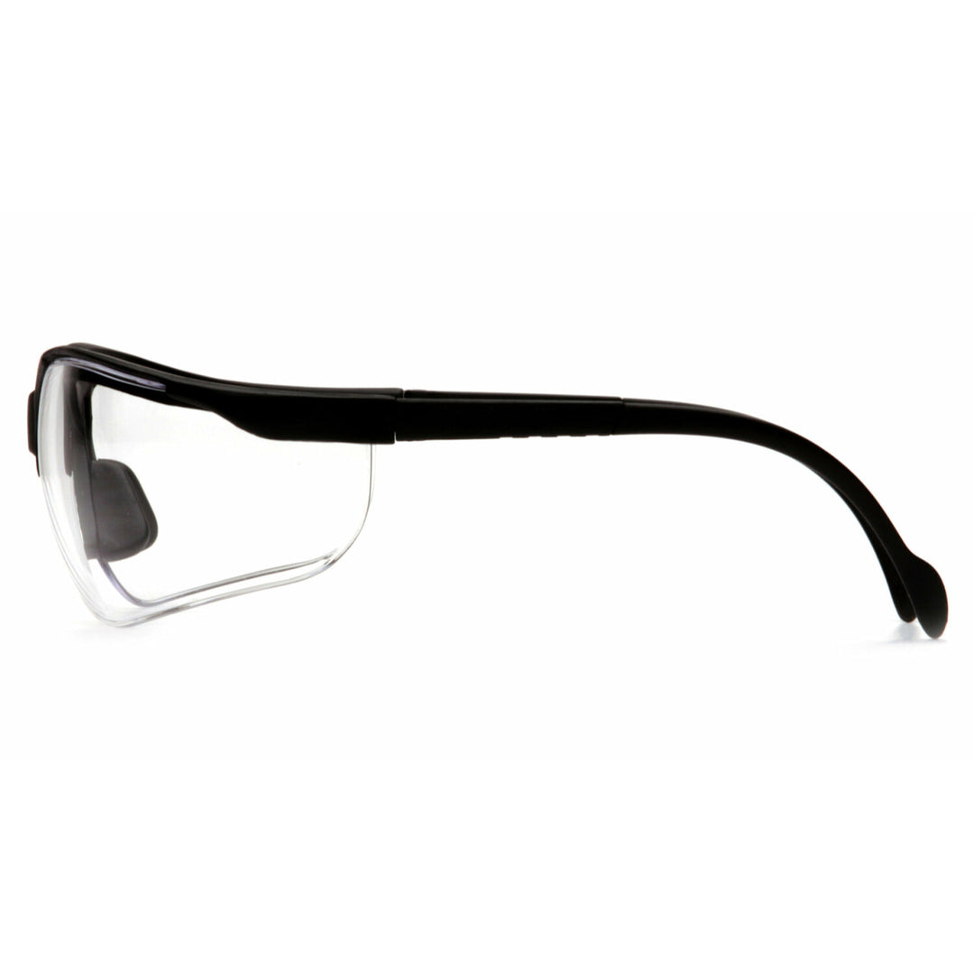 Pyramex SB1810ST Venture II Clear H2X Anti-Fog Lens with Black Frame