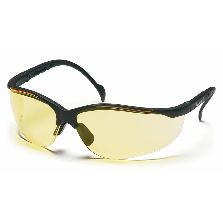 Pyramex SB1830S Venture II Amber Lens with Black Frame