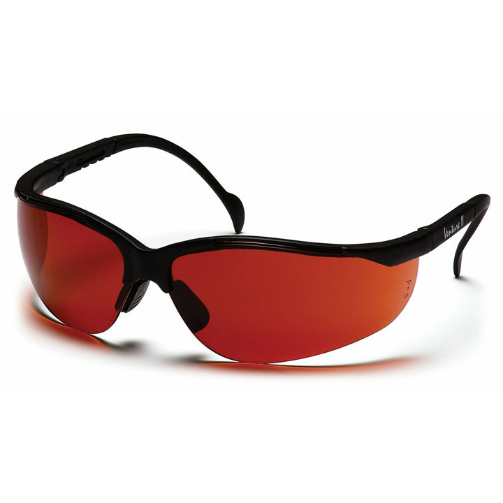 Pyramex SB1835S Venture II Sun Block Bronze Lens with Black Frame