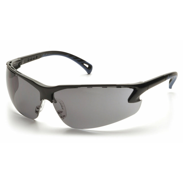 Pyramex SB5720DT Venture 3 Gray H2X Anti-Fog Lens with Black Frame