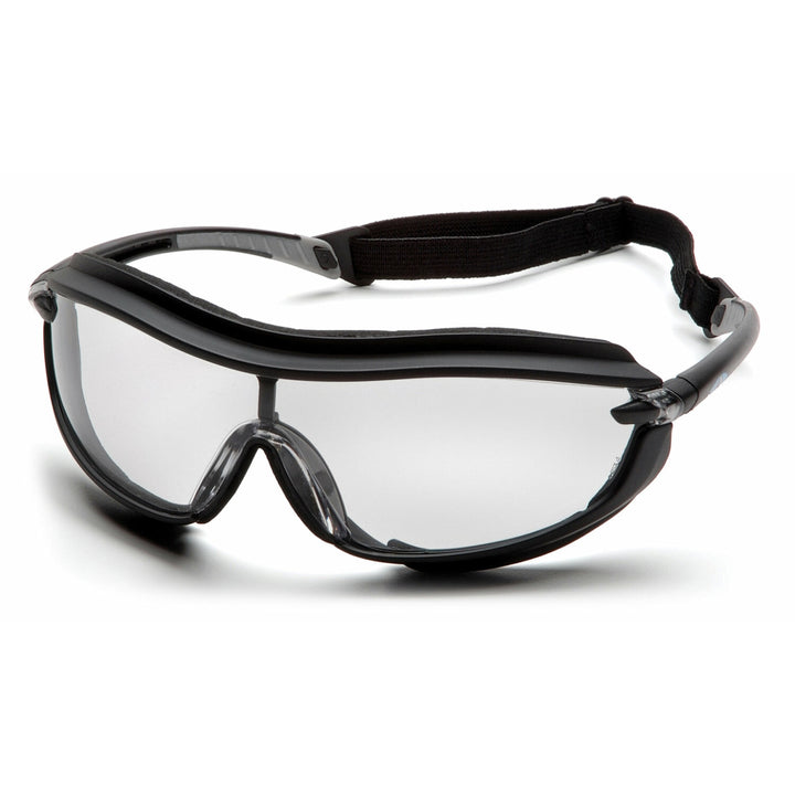 Pyramex SB4610STP XS3 Plus Clear Anti-Fog Lens with Black Frame