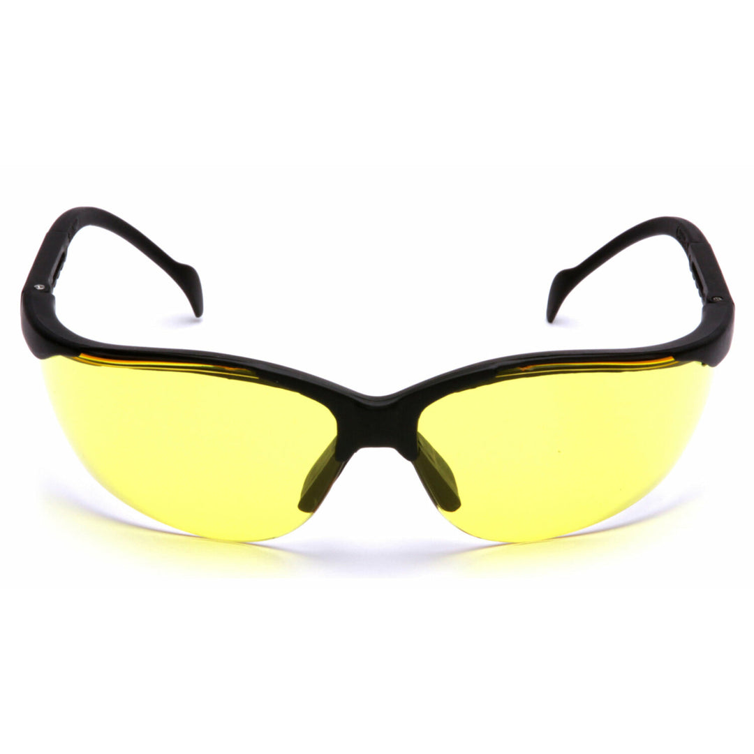 Pyramex SB1830S Venture II Amber Lens with Black Frame