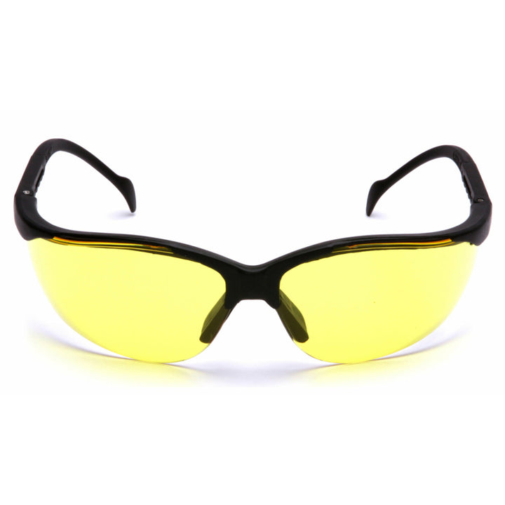 Pyramex SB1830S Venture II Amber Lens with Black Frame