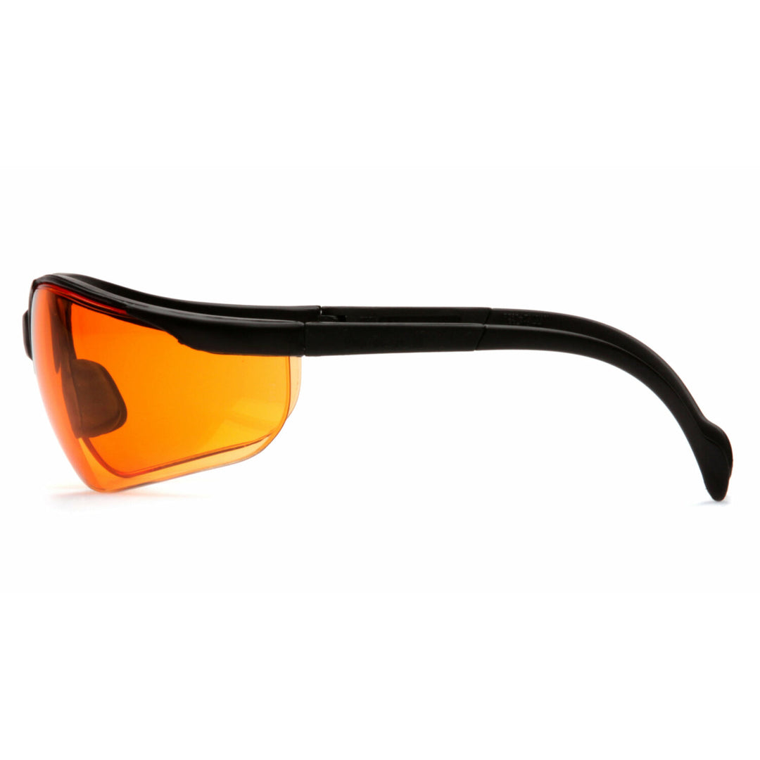 Pyramex SB1840S Venture II Orange Lens with Black Frame