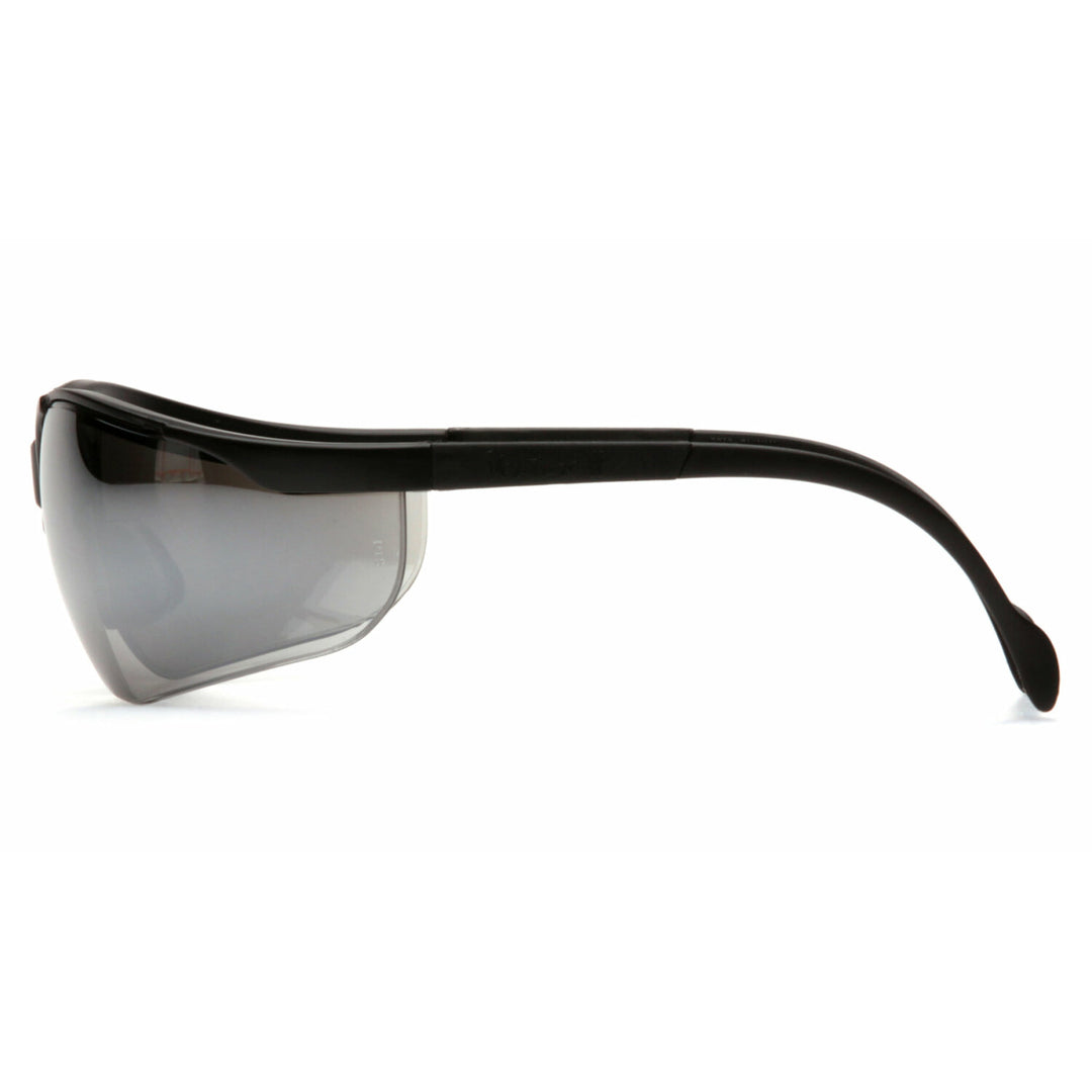 Pyramex SB1870S Pyramex Safety - Venture II - Black Frame/Silver Mirror Lens
