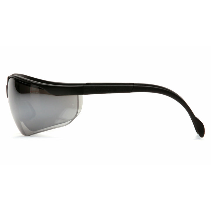 Pyramex SB1870S Pyramex Safety - Venture II - Black Frame/Silver Mirror Lens