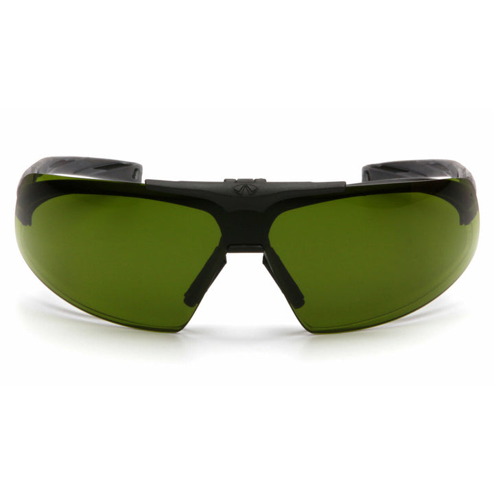 Pyramex SB4960STP Onix Plus -  Clear Anti-Fog Lens / 3.0 IR Filter Flip Lens with Black Frame