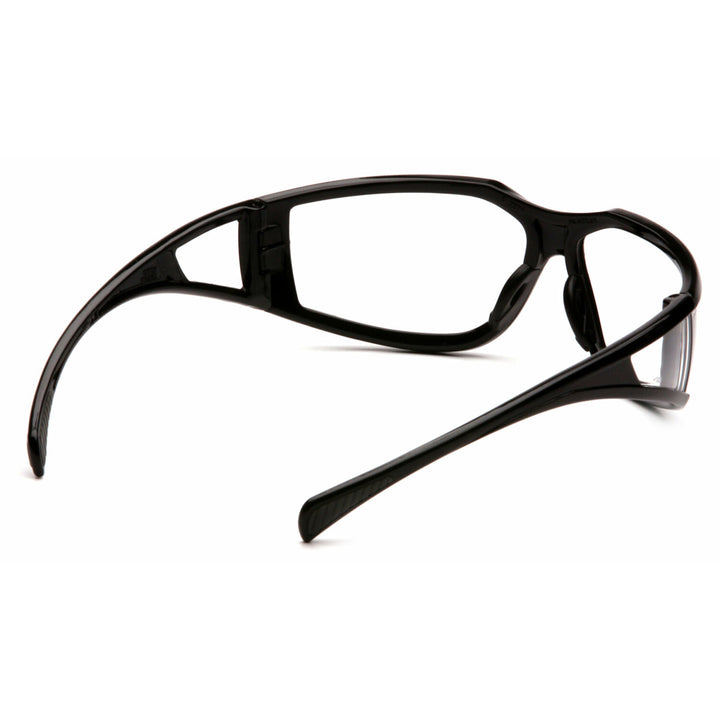 Pyramex SB5110DT Exeter Clear Anti-Fog Lens with Black Frame