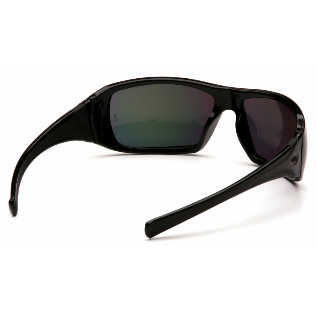 Pyramex SB5645D Ice Orange Mirror Lens with Black Frame