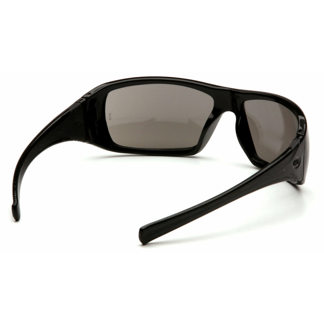 Pyramex SB5670D Goliath Silver Mirror Lens with Black Frame