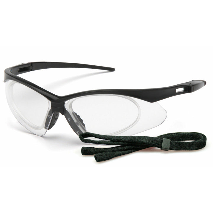 Pyramex SB6310STRX Black Frame/ Clear Anti-Fog Lens
