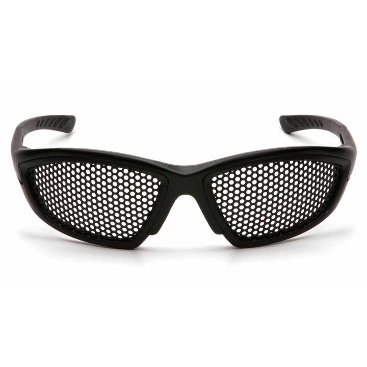Pyramex SB76WMD Trifecta Punched Steel Lens With Black Frame
