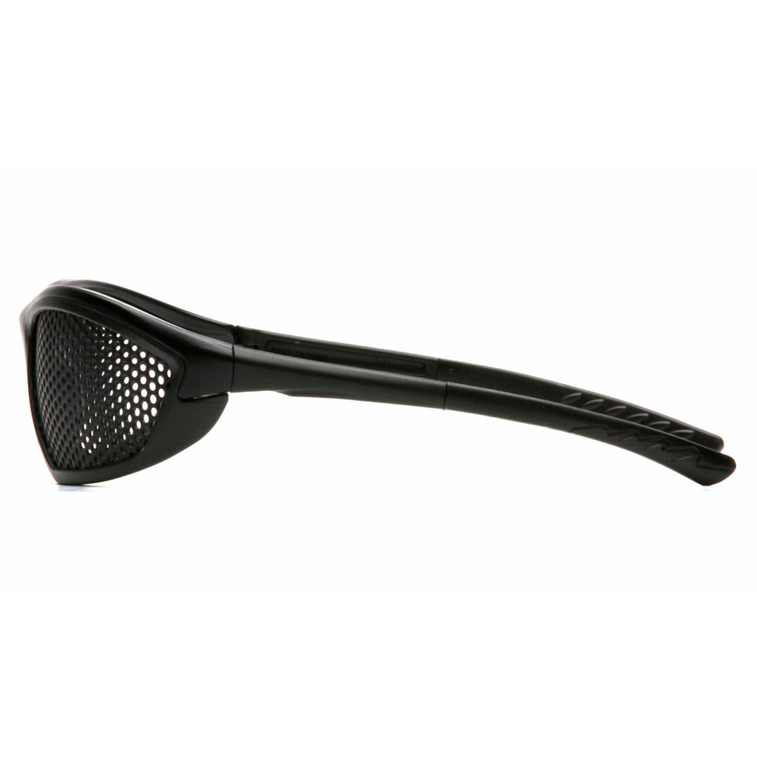 Pyramex SB76WMD Trifecta Punched Steel Lens With Black Frame