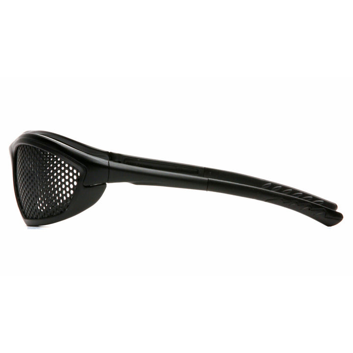 Pyramex SB76WMD Trifecta Punched Steel Lens With Black Frame