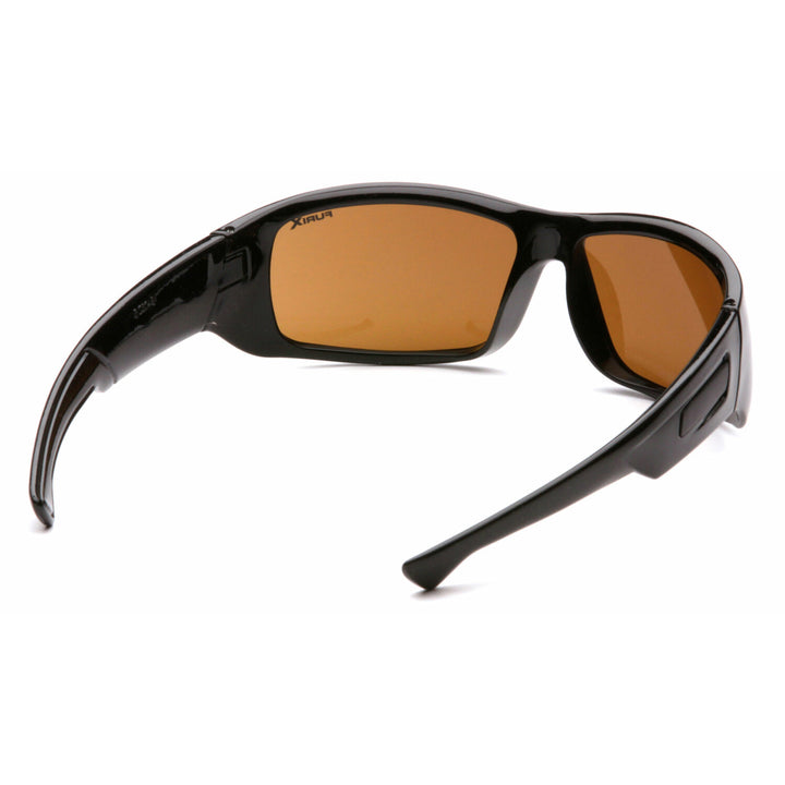 Pyramex SB8515DT Coffee Anti-Fog Lens with Black Frame