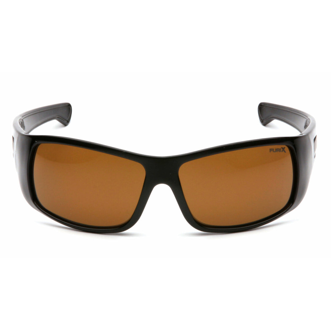 Pyramex SB8515DT Coffee Anti-Fog Lens with Black Frame