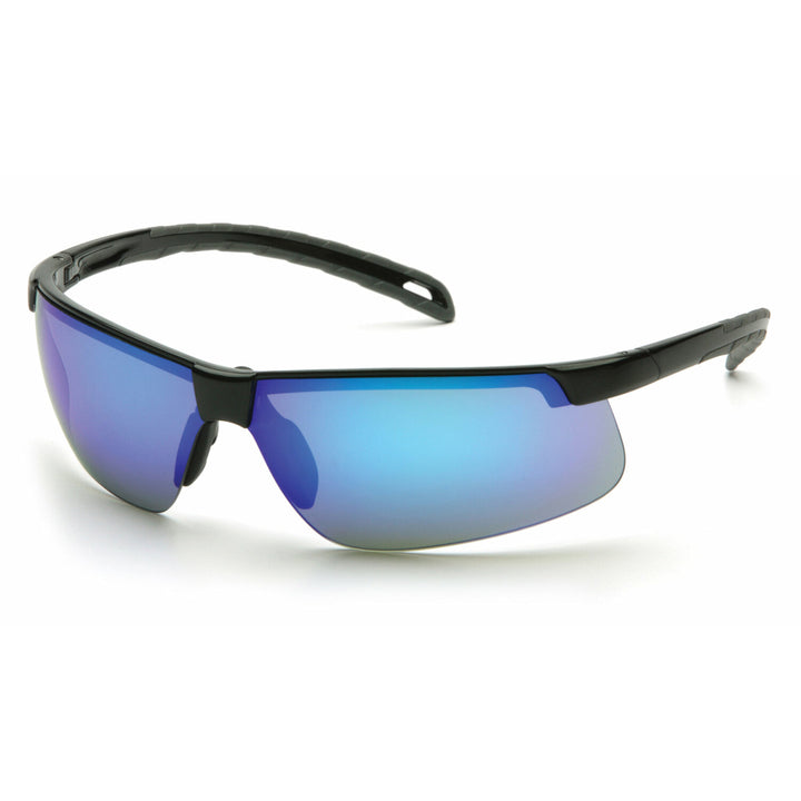 Pyramex SB8665D Pyramex Safety - Ever-Lite - Black Frame/Ice Blue Mirror Lens