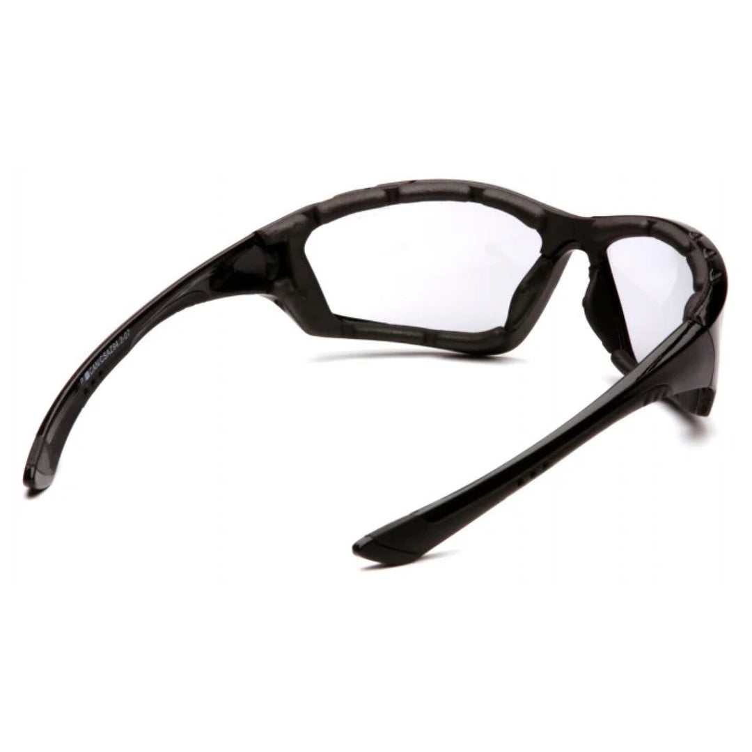 Pyramex SB8725DTP Light Gray Anti-Fog Lens with Padded Black Frame