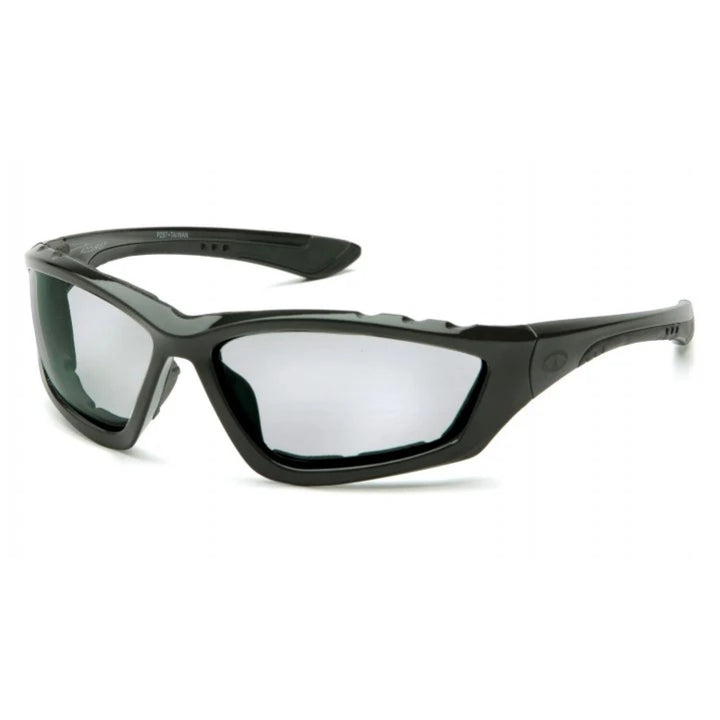 Pyramex SB8725DTP Light Gray Anti-Fog Lens with Padded Black Frame