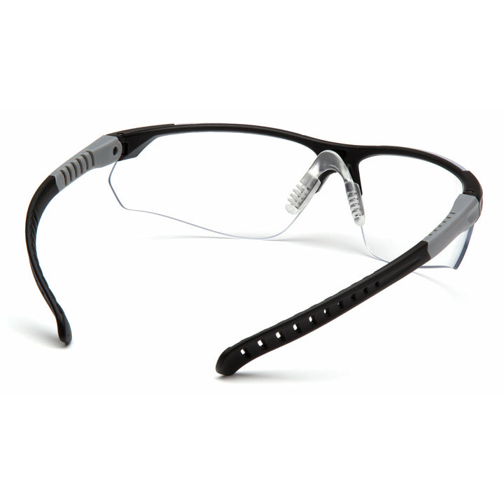 Pyramex SBG10110DTM Sitecore - Clear H2MAX Anti-Fog Lens with Black and Gray Temples