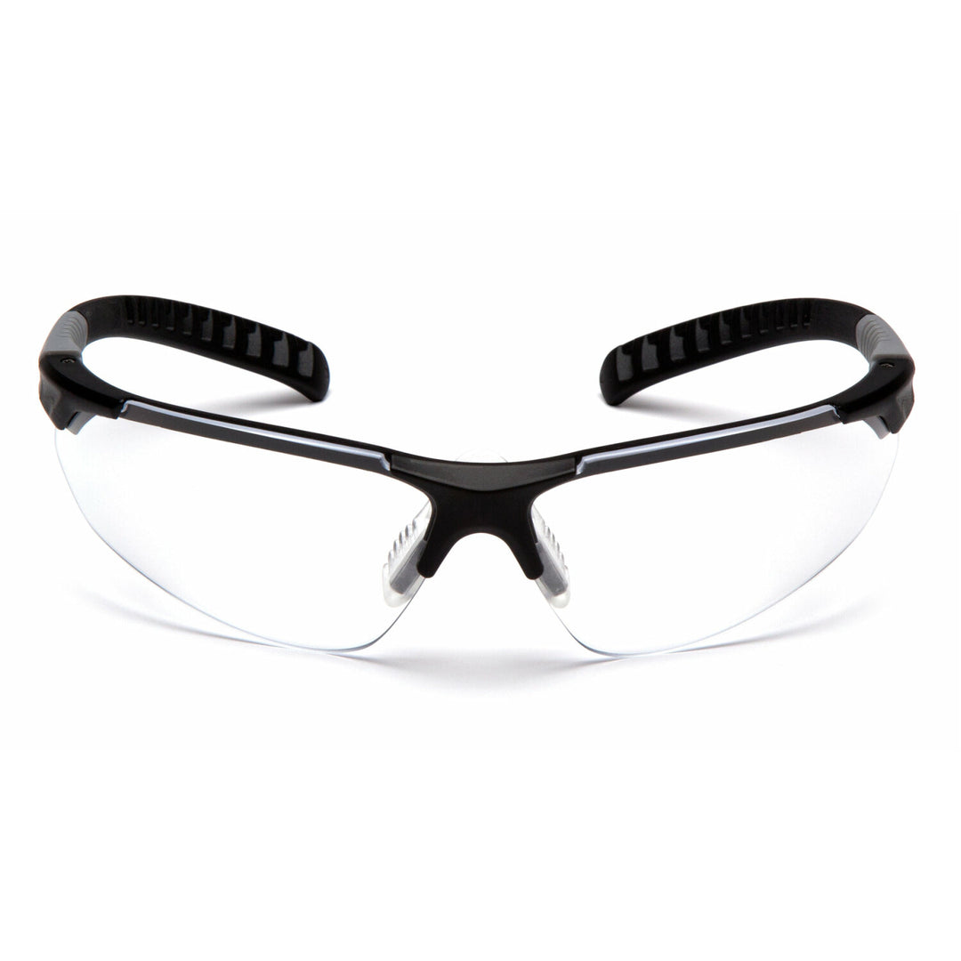 Pyramex SBG10110D Sitecore -  Clear Lens with Black and Gray Temples