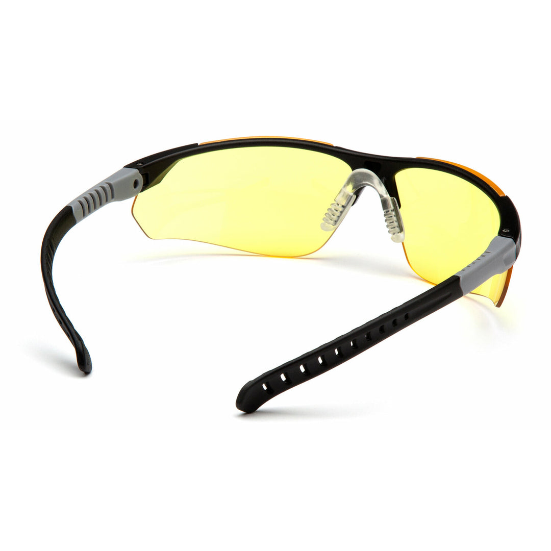 Pyramex SBG10130D Sitecore - Amber Lens with Black and Gray Temples