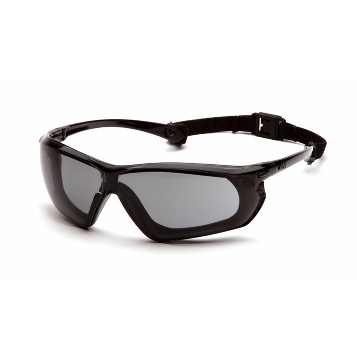 Pyramex SBG10620DT Clear H2X Anti-Fog Lens with Black and Gray Frame