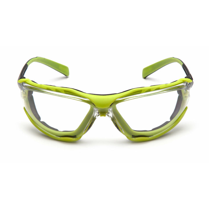 Pyramex SBL9310STM Proximity Clear H2MAX Anti-Fog Lens with Black/Lime Frame