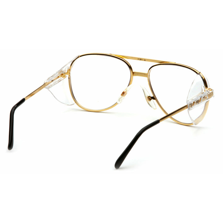 Pyramex SG310A Pathfinder - Gold Metal Frame/Clear Lens