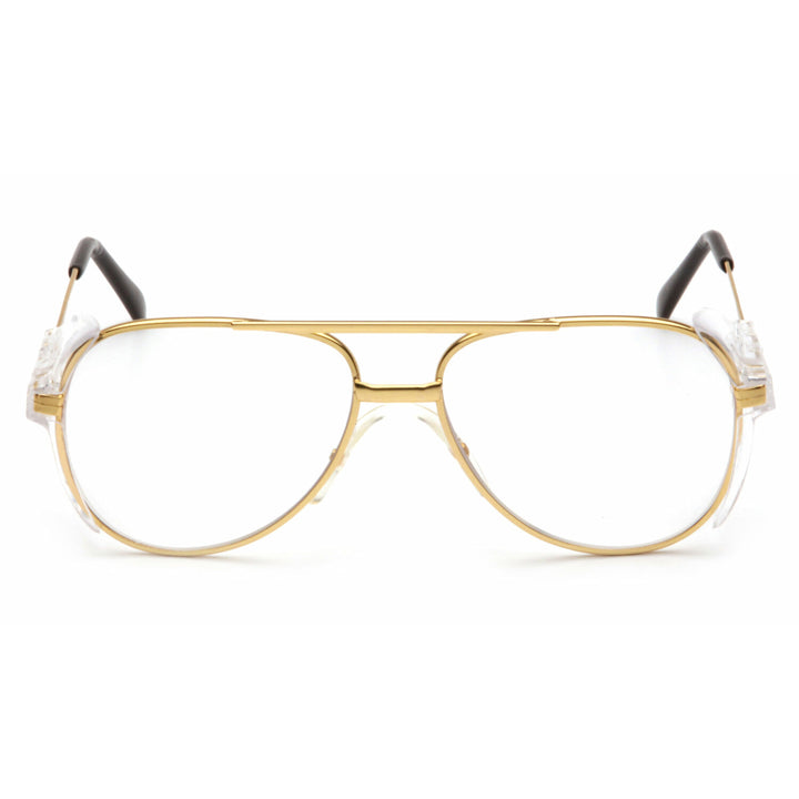 Pyramex SG310A Pathfinder - Gold Metal Frame/Clear Lens