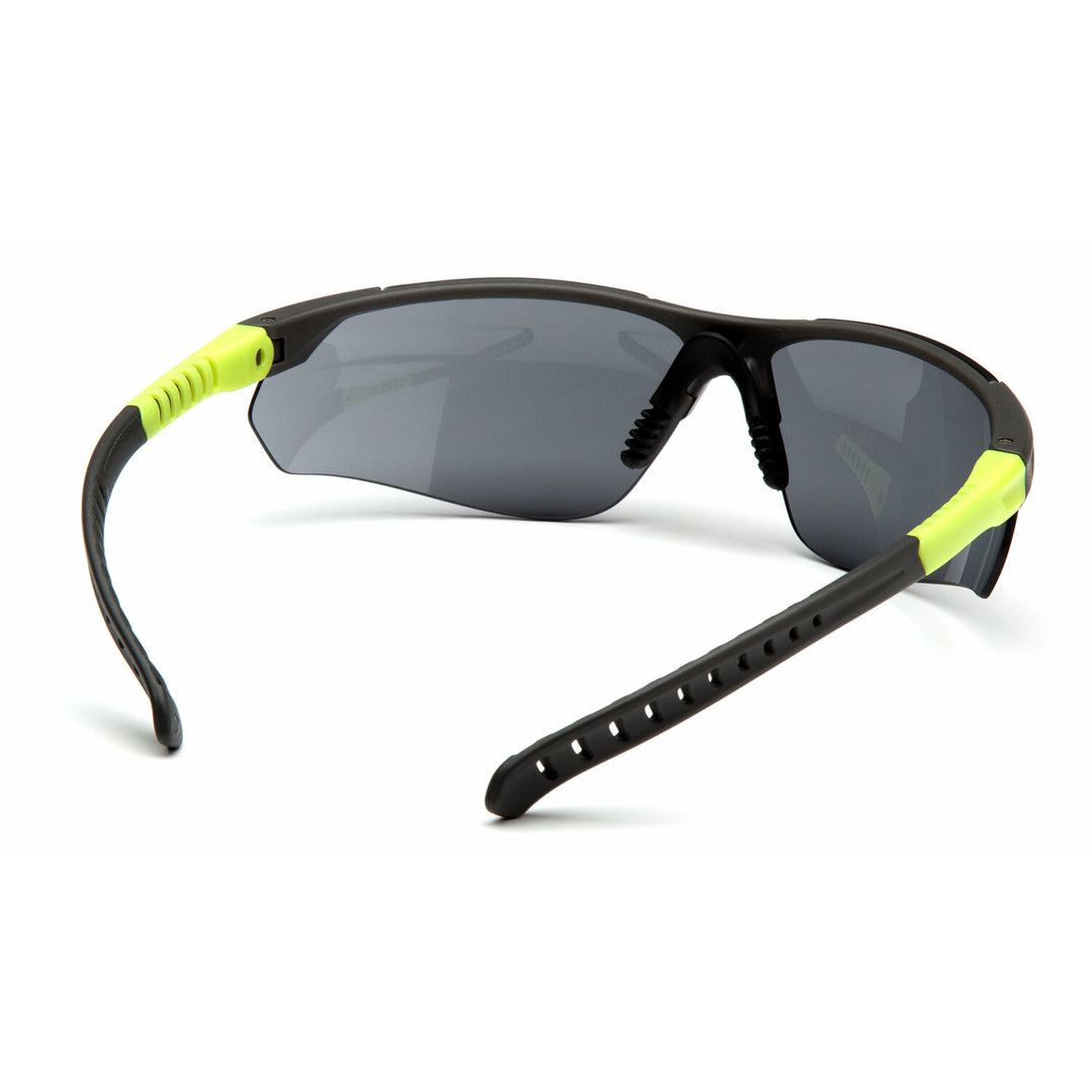 Pyramex SGL10120D Sitecore - Gray Lens with Gray and Lime Temples