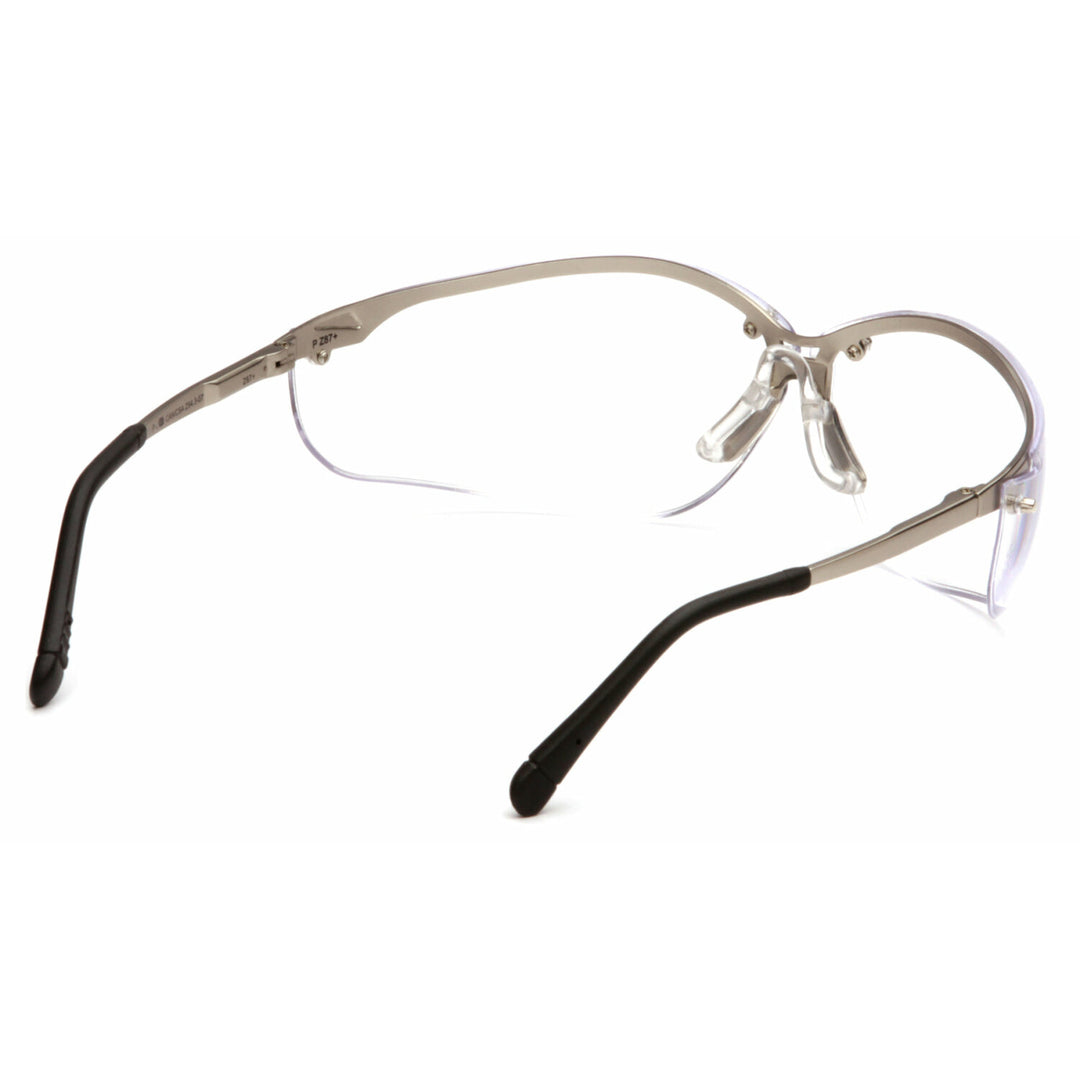 Pyramex SGM1810S Pyramex Safety - V2-Metal - Gun Metal Frame/Clear Lens